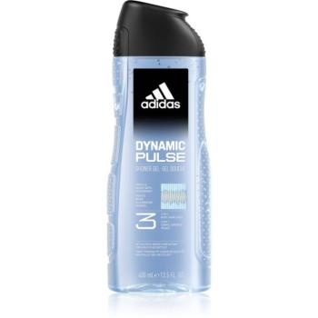 Adidas Dynamic Pulse tusfürdő gél arcra, testre és hajra 3 az 1-ben 400 ml kép
