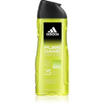 Adidas Pure Game tusfürdő gél arcra, testre és hajra 3 az 1-ben uraknak 400 ml kép