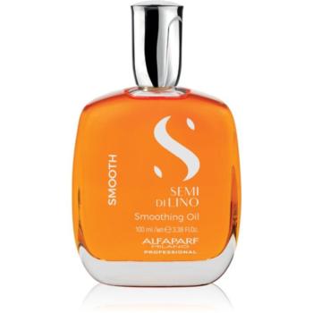 Alfaparf Milano Semi di Lino Smooth kisimító olaj a rakoncátlan és töredezett hajra 100 ml kép
