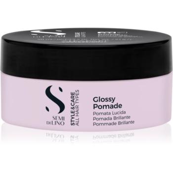 Alfaparf Milano Semi di Lino Style&Care Glossy Pomade formázó viaszos hajzselé hajformázáshoz és modellezéshez magasfényű 90 ml kép
