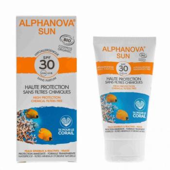 Alphanova - Fényvédő arcra SPF 30 BIO, 50 g kép