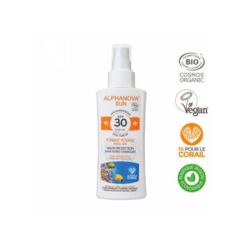 Alphanova utazási fényvédő spray SPF 30, 90 g BIO kép