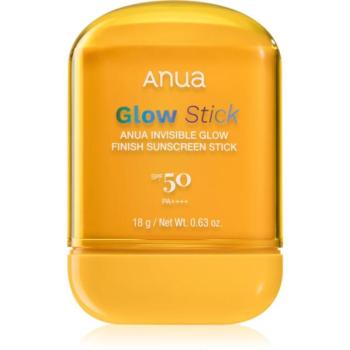Anua Invisible Glow Finish Sunscreen Stick védő hidratáló stick élénkítő hatással SPF 50 18 g kép