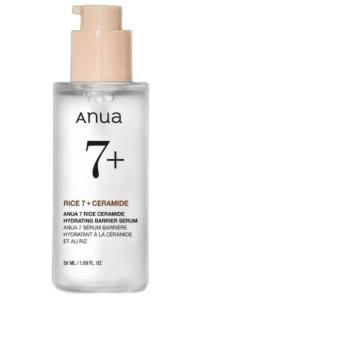 ANUA Rice 7 Ceramide Hydrating Barrier Serum Hidratáló rizsszérum ceramidokkal, 50 ml kép