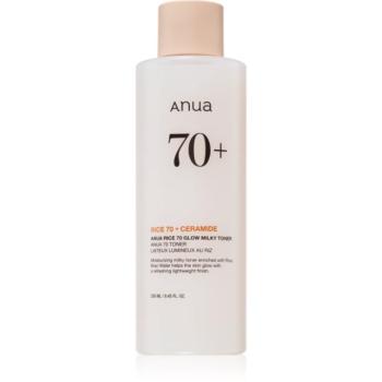 Anua Rice 70+ Glow Milky Toner hidratáló tonik az élénk bőrért 250 ml kép