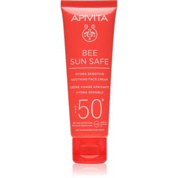 Apivita Bee Sun Safe Hydra Sensitive Soothing Face Cream SPF50+ nyugtató és hidratáló krém SPF 50+ 50 ml kép