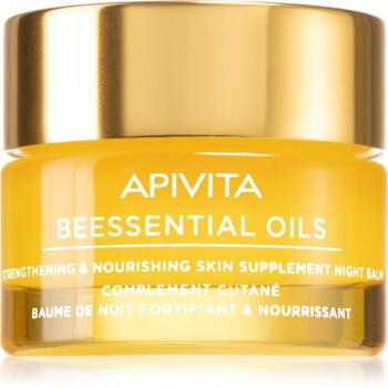 Apivita Beessential Oils Strengthening & Nourishing Night Balm éjszakai bőrbalzsam a táplálásért és hidratálásért 15 ml kép