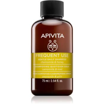 Apivita Frequent Use Gentle Daily Shampoo sampon mindennapi használatra kamillával 75 ml kép