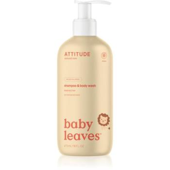 Attitude Baby Leaves Pear Nectar tusfürdő gél és sampon 2 in 1 a körtelé illatával 473 ml kép