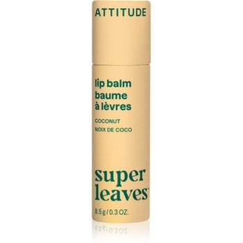 Attitude Super Leaves Lip Balm ajakbalzsam a kókusz illatával Coconut 8.5 g kép