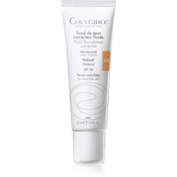 Avène Couvrance Fluid Foundation Corrector hosszan tartó és erősen fedő alapozó SPF 20 30 ml kép