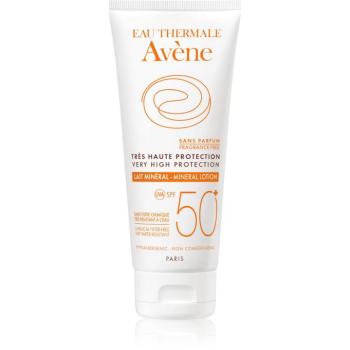 AVENE SPF 50+ ásványi tej túlérzékeny, intoleráns vagy allergiás bőrre 100 ml kép