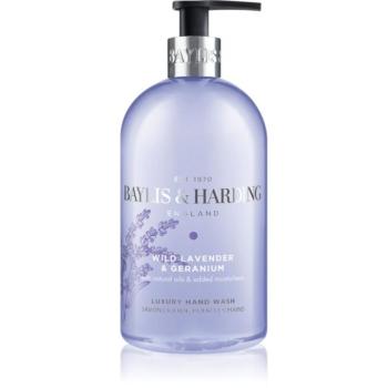 Baylis & Harding Wild Lavender & Geranium folyékony szappan hidratáló hatással 500 ml kép