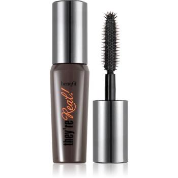 Benefit They're Real! Mascara Mini hosszabbító szempillaspirál műszempilla hatás árnyalat Jet Black 4 g kép
