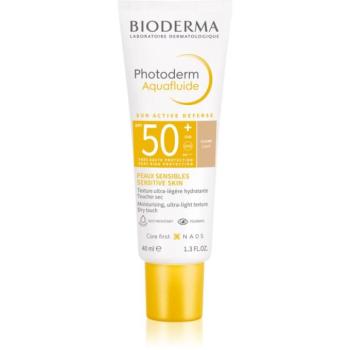 Bioderma Photoderm Aquafluid védő és tonizáló folyadék arcra SPF 50+ árnyalat Claire 40 ml kép