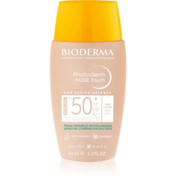 Bioderma Photoderm Nude Touch ásványi napozó folyadék arcra SPF 50+ árnyalat Very light 40 ml kép