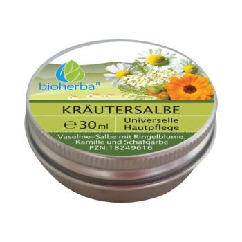 Bioherba gyógynövényes kenőcs körömvirággal, kamillával és cickafarkkal – 30 ml kép