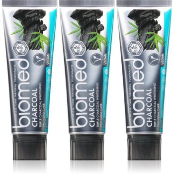 Biomed Charcoal fehérítő fogkrém aktív szénnel kép