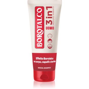 Borotalco MEN 3 in 1 fürdőgél férfiaknak arcra, testre és hajra illatok Amber 200 ml kép