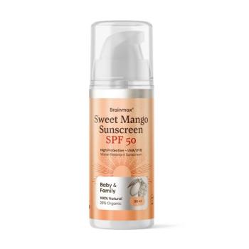 BrainMax Édes Mangó Naptej, SPF 50, 50 ml kép