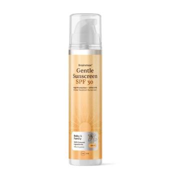 BrainMax Gyengéd Naptej, Baba és Család, SPF 30, 100 ml kép