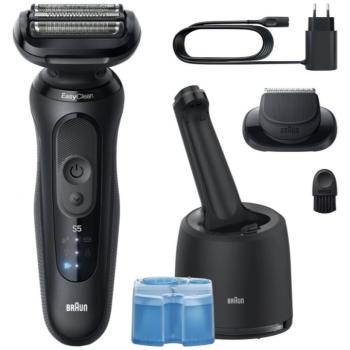 Braun Series 5 52-N7200cc elektromos borotválkozó készülék tisztító- és töltőállomással SmartCare Black 1 db kép