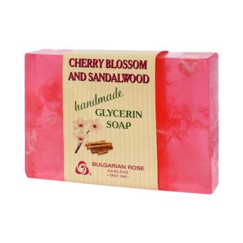 Bulgarian Rose Karlovo Glicerines szappan cseresznyevirág és szantálfa illattal, 70 g kép