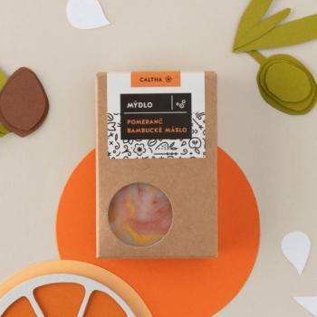 Caltha - Tömör narancsos szappan és shea vaj, 100 g kép