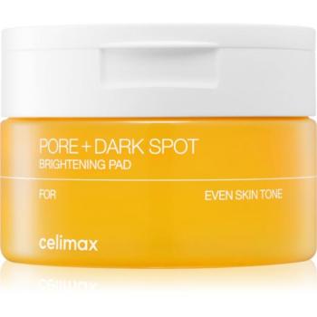 celimax Pore+Dark Spot Brightening Pad tonizáló párnák élénk és hidratált bőr 40 db kép