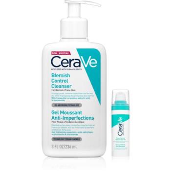 CeraVe Control Cleanser & Retinol Serum Duo komplex ápolás a pattanásos bőr hibáira kép