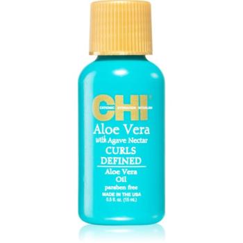CHI Aloe Vera Curls Defined száraz olaj göndör hajra 15 ml kép