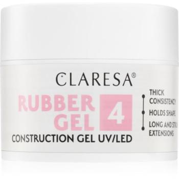 Claresa Rubber Gel Construction Gel UV/LED körömhosszabító gél lakk árnyalat 04 45 g kép