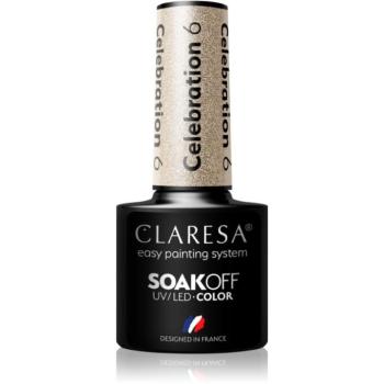 Claresa SoakOff UV/LED Color Celebration géles körömlakk árnyalat 6 5 g kép
