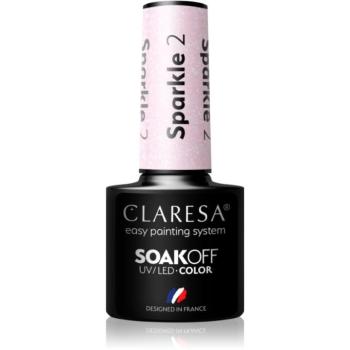 Claresa SoakOff UV/LED Color Sparkle géles körömlakk 5 g kép