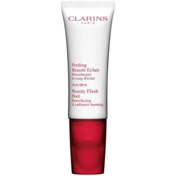 Clarins Beauty Flash Peel tápláló és feltöltő peeling az arcra az azonnali élénkítésért 50 ml kép