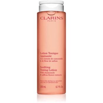 Clarins Cleansing Soothing Toning Lotion tisztító és nyugtató toner az érzékeny száraz bőrre 200 ml kép