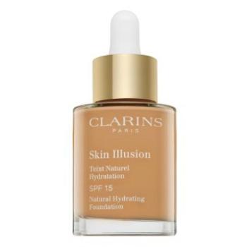 Clarins Skin Illusion Natural Hydrating Foundation folyékony make-up hidratáló hatású 112 Amber 30 ml kép