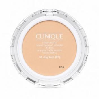 Clinique Stay Matte Sheer Pressed Powder púder matt hatású 01 Stay Buff 7,6 g kép