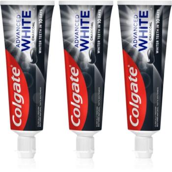 Colgate Advanced White Charcoal fogfehérítő fogkrém faszénnel 3x75 ml kép
