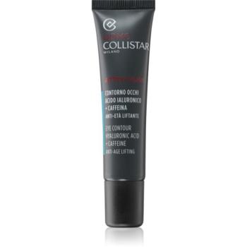 Collistar Uomo Attivi Puri Eye Contour Hyaluronic Acid + Caffeine Eye Contour élénkítő szemkrém Anti-age hatással 15 ml kép