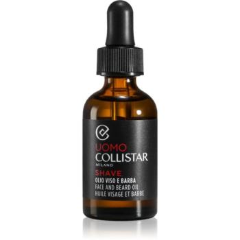 Collistar Uomo Face and Beard Oil tápláló olaj az arcra és a szakállra 30 ml kép