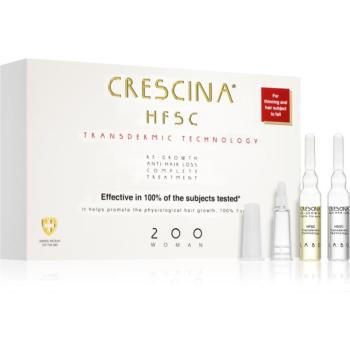Crescina Transdermic 200 Re-Growth and Anti-Hair Loss hajnövekedés és hajhullás elleni ápolás hölgyeknek 20x3,5 ml kép