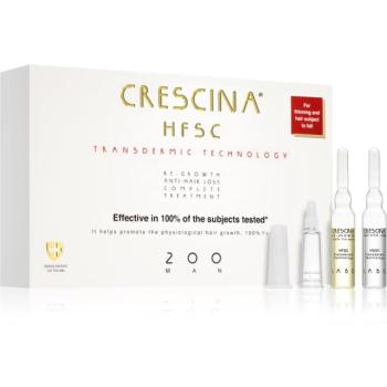 Crescina Transdermic 200 Re-Growth and Anti-Hair Loss hajnövekedés és hajhullás elleni ápolás uraknak 20x3.5 ml kép