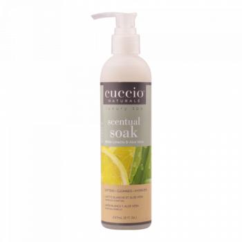 Cuccio 3in1 Tusfürdő Zöldcitrommal és Aloe Verával - Scentual Soak White Limetta & Aloe Vera (237 ml) kép