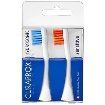 CURAPROX Hydrosonic pótfej PRO sensitive, 2 darab, kék/narancssárga kép