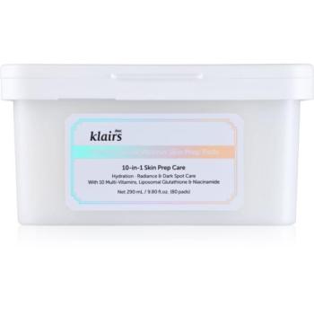 Dear Klairs Freshly Juiced Vitamin Skin Prep Pad tonizáló párnák élénk és hidratált bőr 80 db kép
