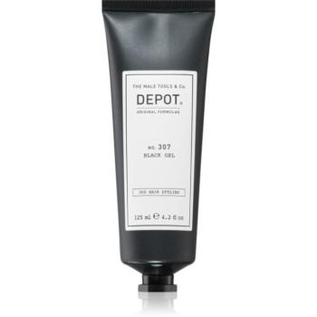 DEPOT 300 HAIR STYLING NO. 307 BLACK GEL styling gél sötét hajra 125 ml kép