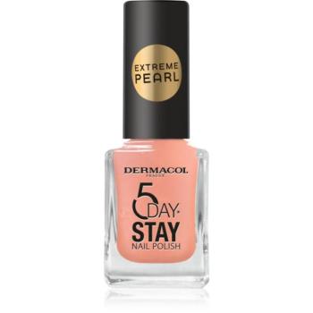 Dermacol 5 Day Stay Extreme Pearl körömlakk gyöngyházfényű 11 ml kép