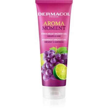 Dermacol Aroma Moment Grape & Lime antistressz tusfürdő gél 250 ml kép