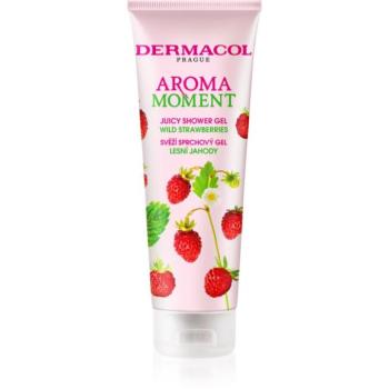 Dermacol Aroma Moment Wild Strawberries friss tusfürdő gél 250 ml kép